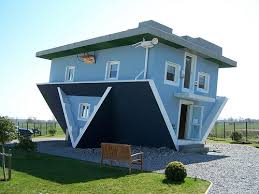 Flipping houses, home upside down
