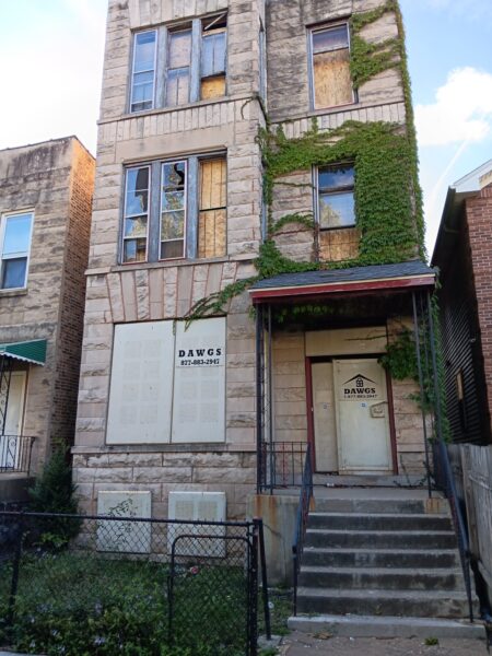 DAWGS door and window guards securing vacant properties in Chicago